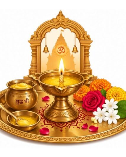 Diya & Ghee Offering