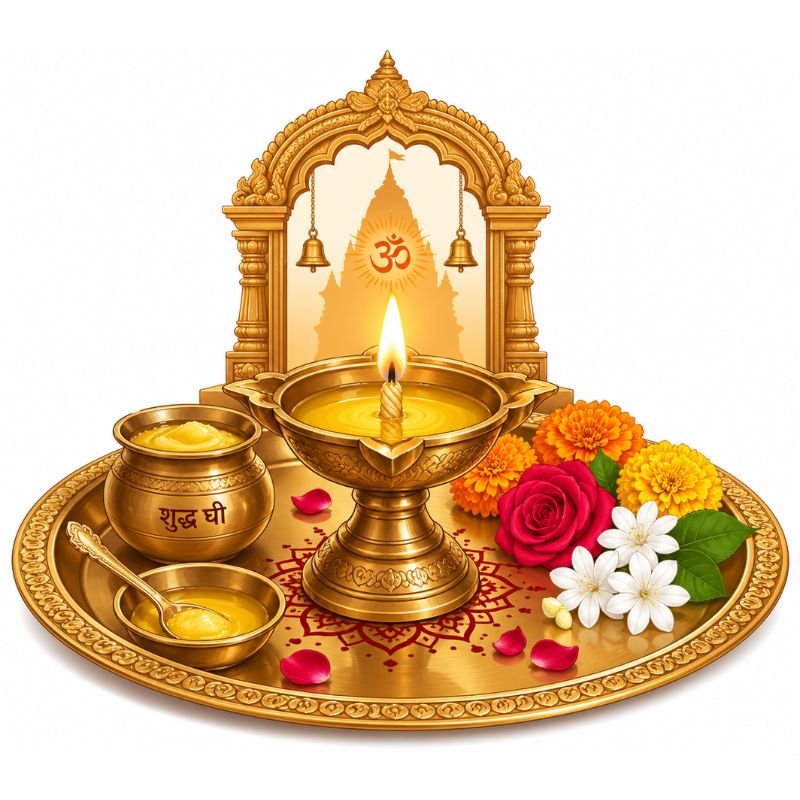 Diya & Ghee Offering