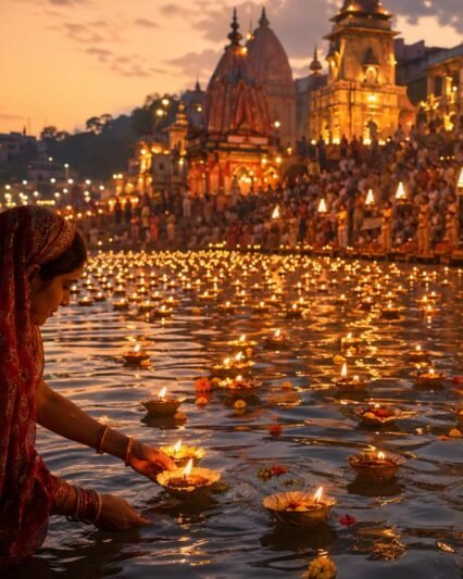 108 Deep Daan at Sacred Ganga Ghat